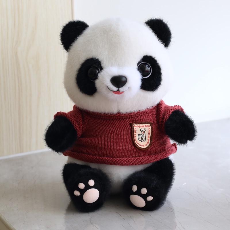 Adorable Giant Panda Plush Toy - Realistic Stuffed Animal for Kids