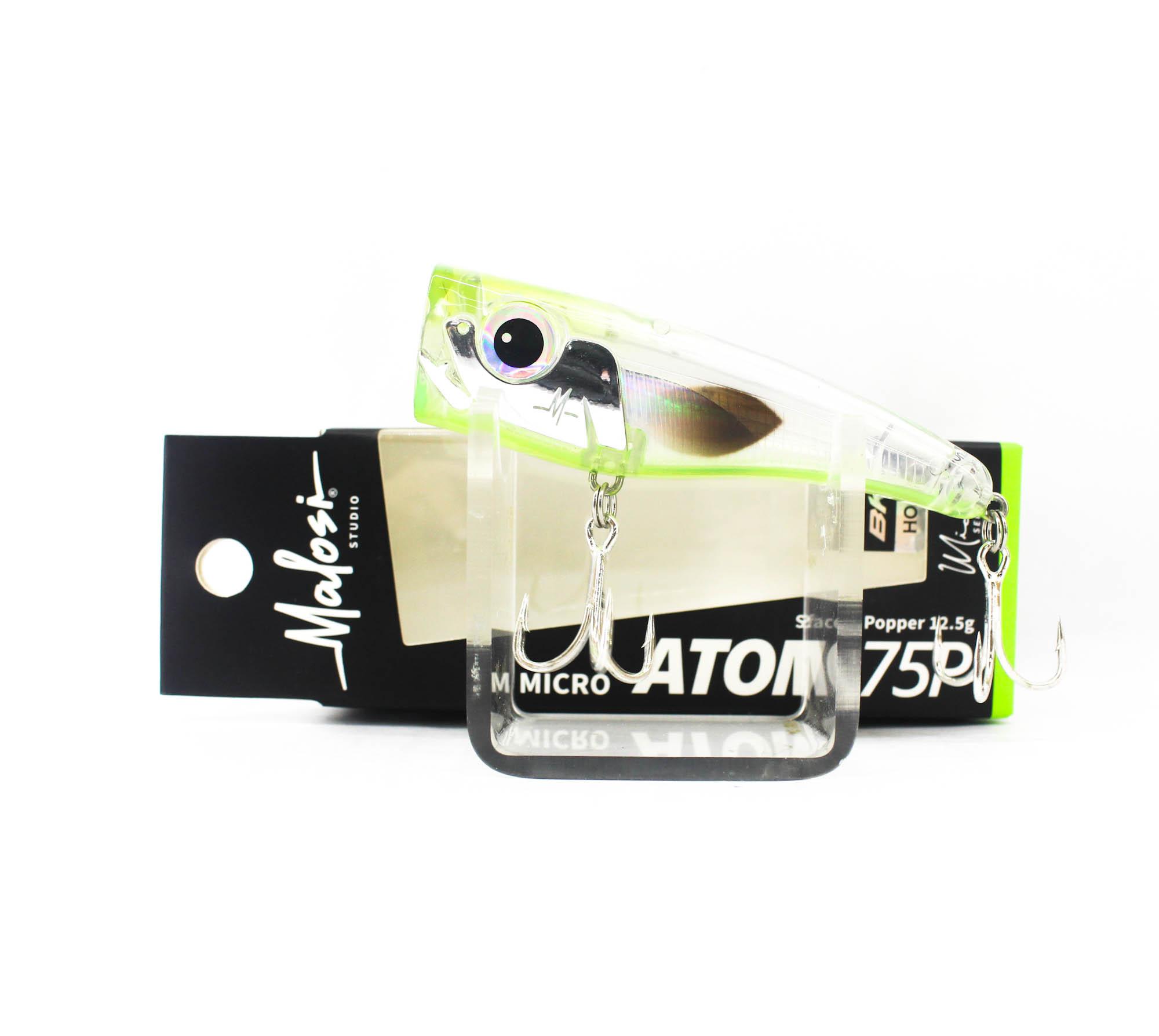 Malosi AT75P-WI Поппер Микро Атом 75P Плавающая Приманка Васаби (4557)