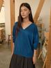 MUEMUER V-Neck Knit Pullover Mu2678Po804M_Blue