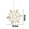 5/1PCS Gold Gazing Deer Elk Ballet Dancer Snowflake Hanging Pendents Xmas Tree Ornaments Party Holiday New Yaer Decor Supplies