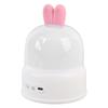 LED Ambiance Lamp Rabbit Shape Dynamic Projection Night Light with Round and Long Strip Films for Bedroom Game Room