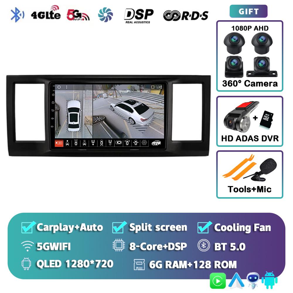 Android 14 Carplay Auto Car Radio For VW Volkswagen Caravelle 6 T6 2015-2020 Multimedia Video Player Navigation GPS Stereo Audio