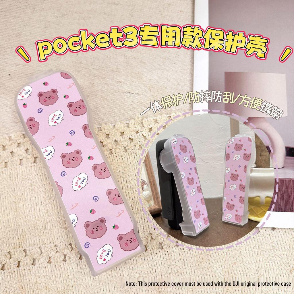 DJI Pocket 3 Protective Case Cover for OSMO Gimbal Camera – Cute Designs for Men and Women.