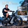 AtlasTrek V8 Max Elektromos Fat Bike 48V 15AH Lítium Kefe nélküli Hidraulikus Tárcsafék Ebike Hegy Full Suspension Könnyű súlyú