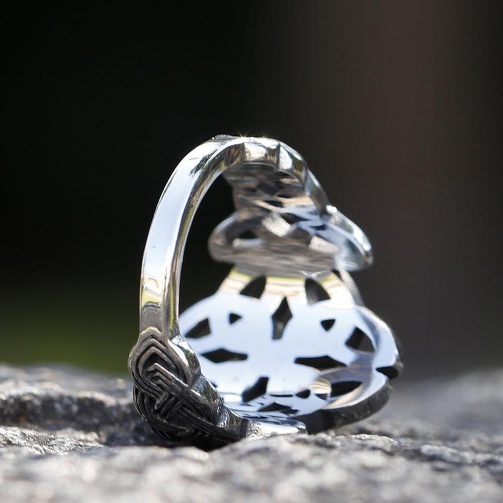 Vintage Celtic Knot Totem Ring for Men Viking Warrior Jewelry Nordic Mythology Fashion Gift Domineering Style