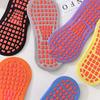 1 Pair Glue Point  Cotton Yoga Socks Sweat-absorbent Breathable Trampoline Socks Indoor Non-slip Floor Socks for Women and Men