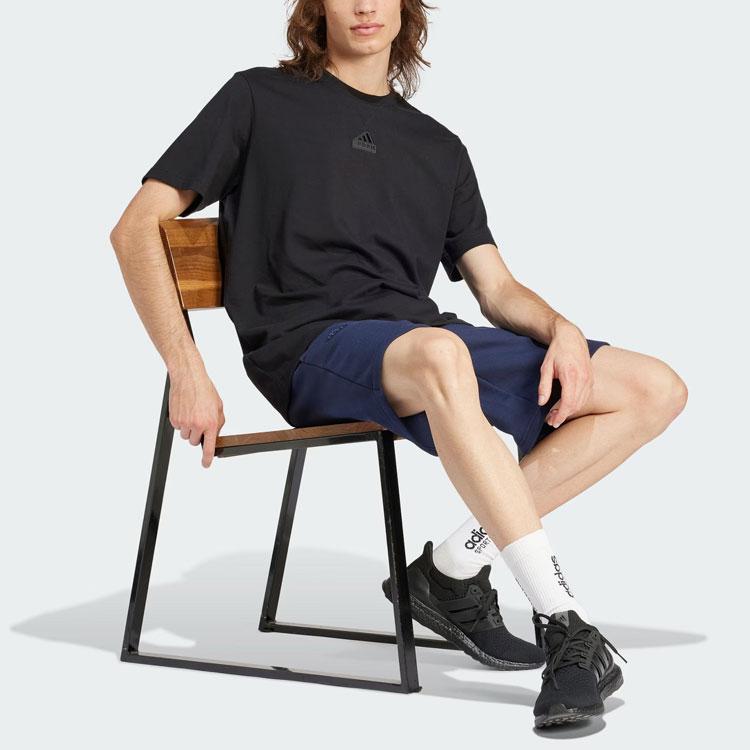 Adidas All Season Graphic Tee Men Tops Black IR5266