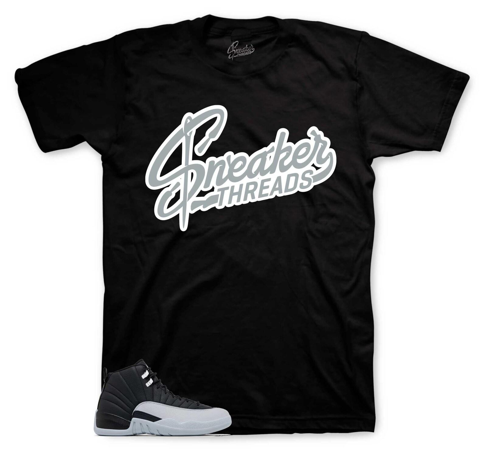 Shirts To Match Retro 12 Wolf Grey AJ12 - Sneaker Threads Sneaker Tee L