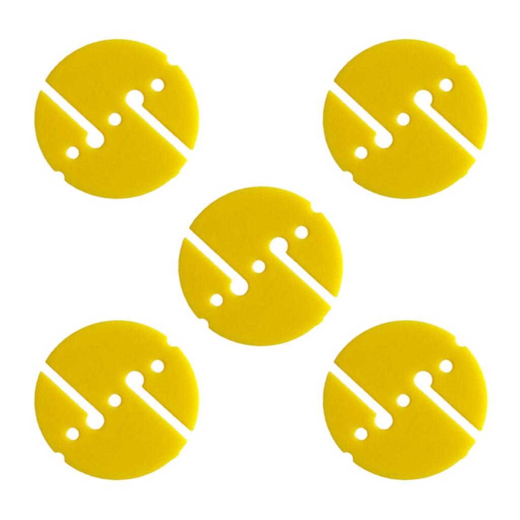 

5pcs 6cm PVC Circle Line Arrow Marker Pointer Safety Equipment Accessories for Scuba Diving Snorkeling Diver Wreck Cave Dive
