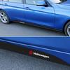 For VOLKSWAGEN VW 2pcs Car Door Side Skirt Sill Stripe Carbon Decals Auto Styling Accessories For Volkswagen VW Golf Passat B6 J