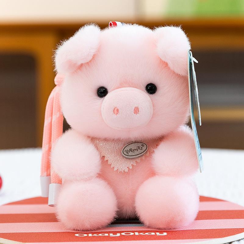 15cm Cute Animal Red Panda Fox Plush Toy Kawaii Penguin Capybara Duck Lamb Rabbit Sloth Plushie Appeasing Birthday Gift