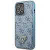 Guess Guhcp13Lp4Tpb Iphone 13 Pro / 13 6,1 Niebieski/Blue Hardcase 4G Logo Trójkątne Przegródka Na Karty