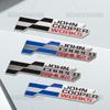 3D Car John Cooper Works Grille Emblem JCW Badge Metal Stickers Rear Trunk Decals For Mini Cooper S F66 F65 F67 U25 J01 J05 R61