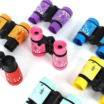 Télescope binoculaire pliable pour enfants, 4 x 30 mm, pour l'apprentissage éducatif des enfants, l'observation des oiseaux
