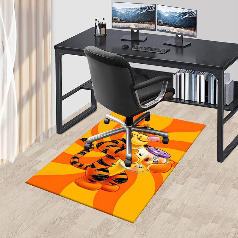 1pc Tiger Piglet Adventure Carpet for Playroom Bedroom Living Room Sofa Home Decor,kids Game Area Rug Non-slip Floor Mat Y72916