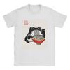 Men Funny Grumpy Frog Ramen Kawaii Ink Painting Japanese T Shirt  Cotton Clothing Funny Short Sleeve Round Collar Tees TShirts