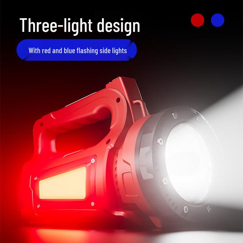 Rechargeable High-Lumen Outdoor Flashlight