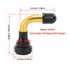 8PCS Brass ,Rubber Tubeless Tire Valve Stem Angled Motorcycle Tire Valve Stem  Scooter Tubeless Tire