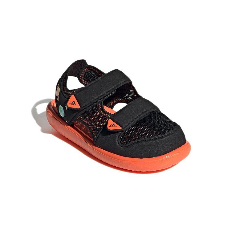 Adidas Water Sandal Non-Slip Durable Kids Sandals Kids Sandals Black Orange GX2473