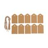 10 Pcs Gift Tag 2.8x1.7in Blank Writable Rectangular Hanging Tags with String for Presents
