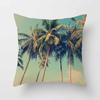 Fashion Tropical Plant Polyester Pillow Case Office Fabric Sofa Cushion Cover Home Polyester Pillow Case