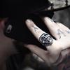 Retro Herrring Populär Hip-hop V for Vendetta Ring Clownmask Ring