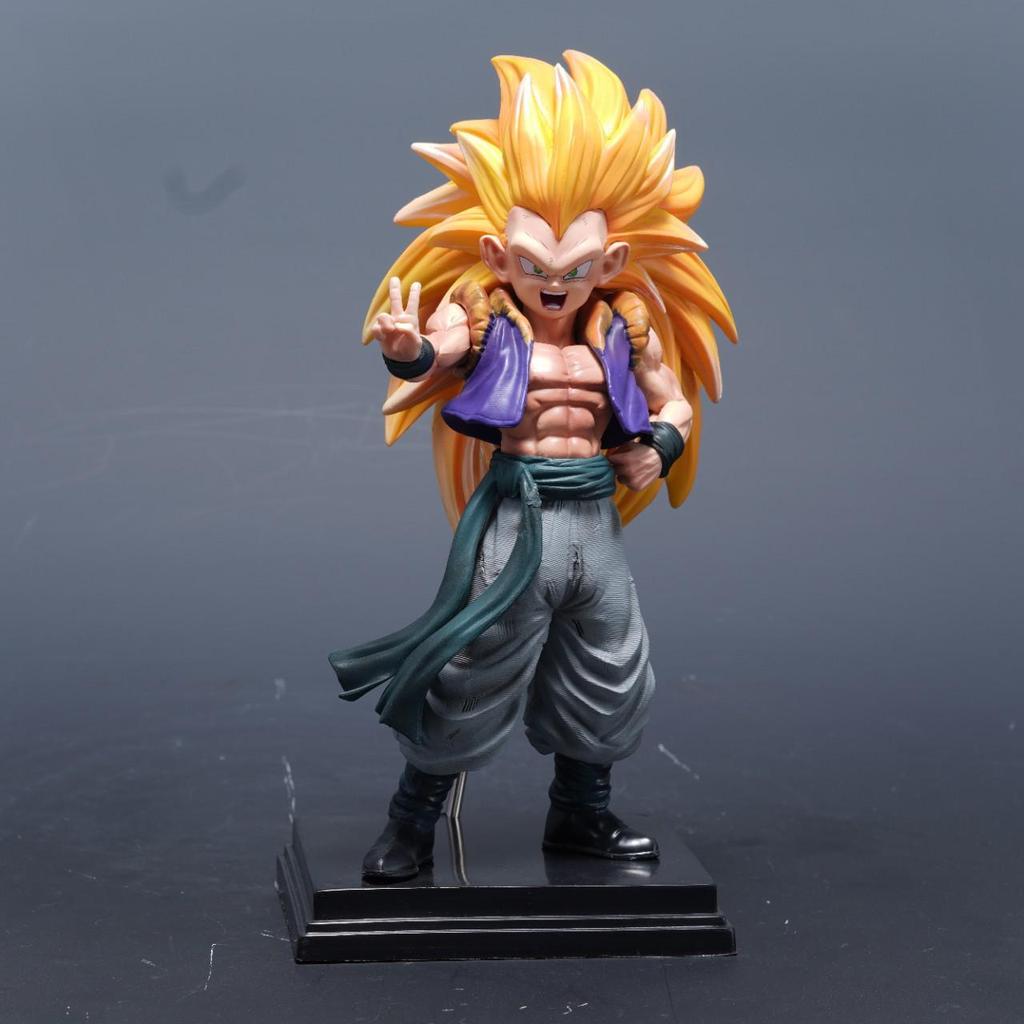 Three-Headed Gotenks Dragon Ball Saiyan Anime Figure Ornament