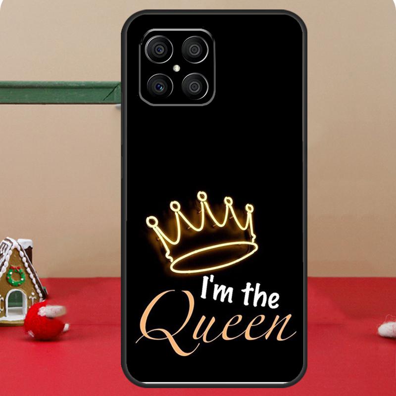 Cute King Queen Crown Case For Honor Magic 8 7 6 Pro Honor 200 400 70 90 Lite X8c X8b X9a X9b X9c X9d Win RT Coque