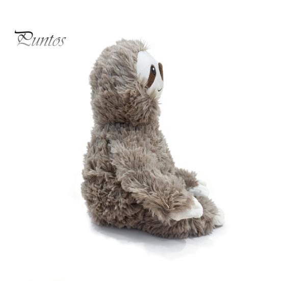Puppy Chew Toy Dog Plush Sloth Interactive Squeaky Pet Teeth Cleaning Boredom Relief Stuffed Animal Soft Teething for Dogs Tug-of-War