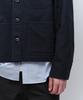 Musinsa Standard Back Satin Short Chore Jacket [Navy]