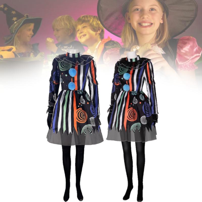Halloween Cosplay Clown Dress Costume Party Props Funny Stage Performance Suit