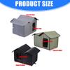 Outdoor Cats House Waterproofed Oxfords Fabric Portable Pet Shelter For Winter Garden Balconies