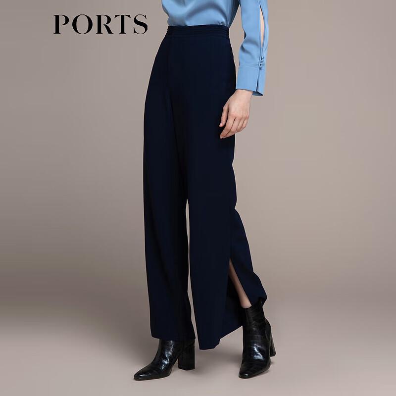 PORTS Women's Autumn Straight Wide-Leg Casual Pants