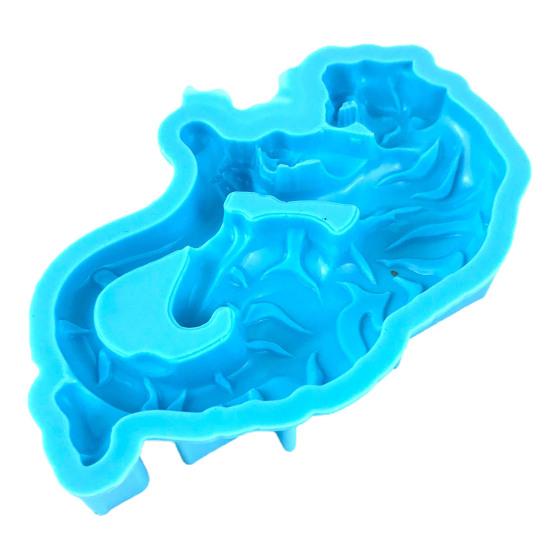 

Литейная форма, многоразовая, декоративная, гладкая поверхность, безопасная, износостойкая, для практических занятий, однотонная, в форме тигра, силиконовая форма для рукоделия синий