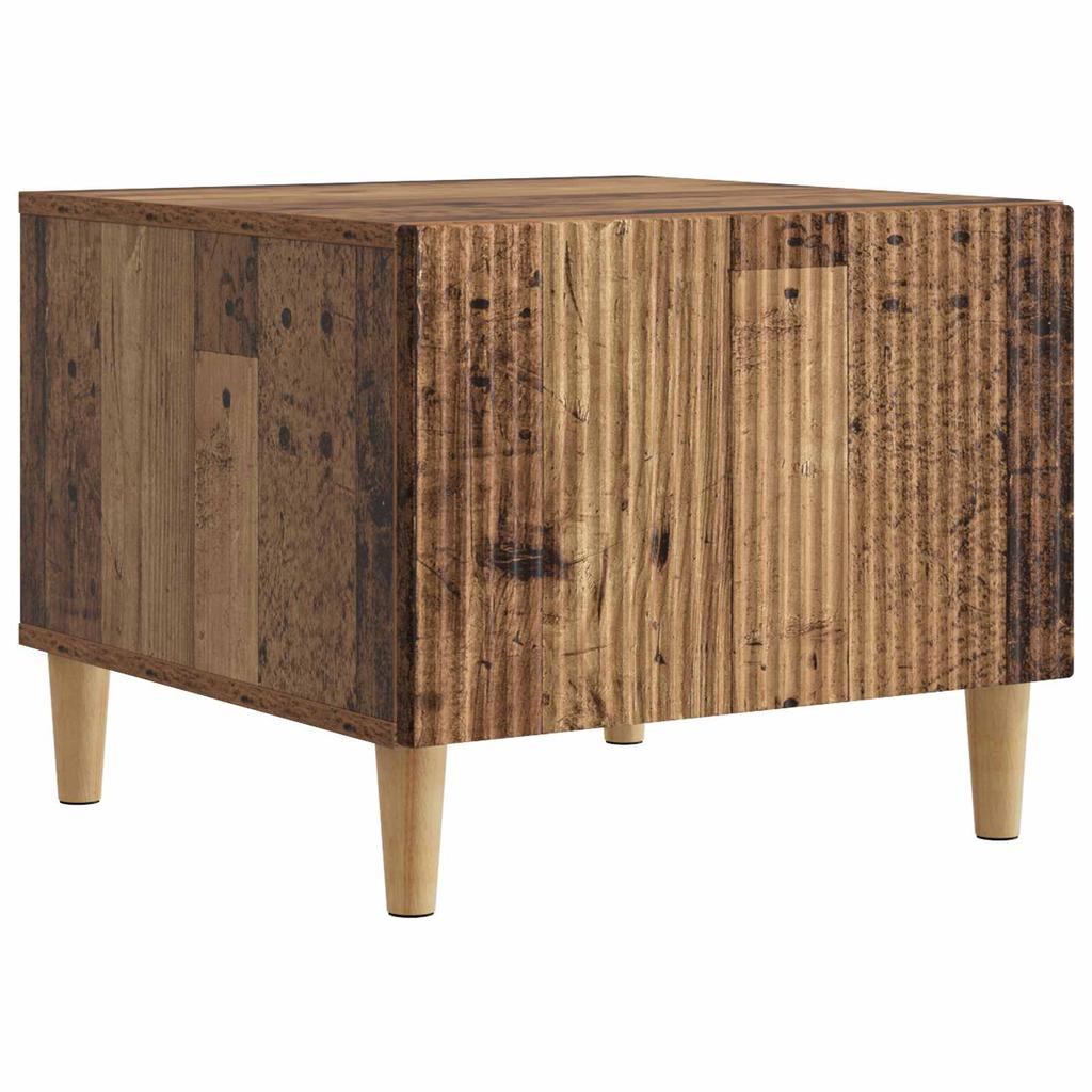 Coffee Table with Drawers Reclaimed Wood Look 49 x 50 x 40 cm Particleboard