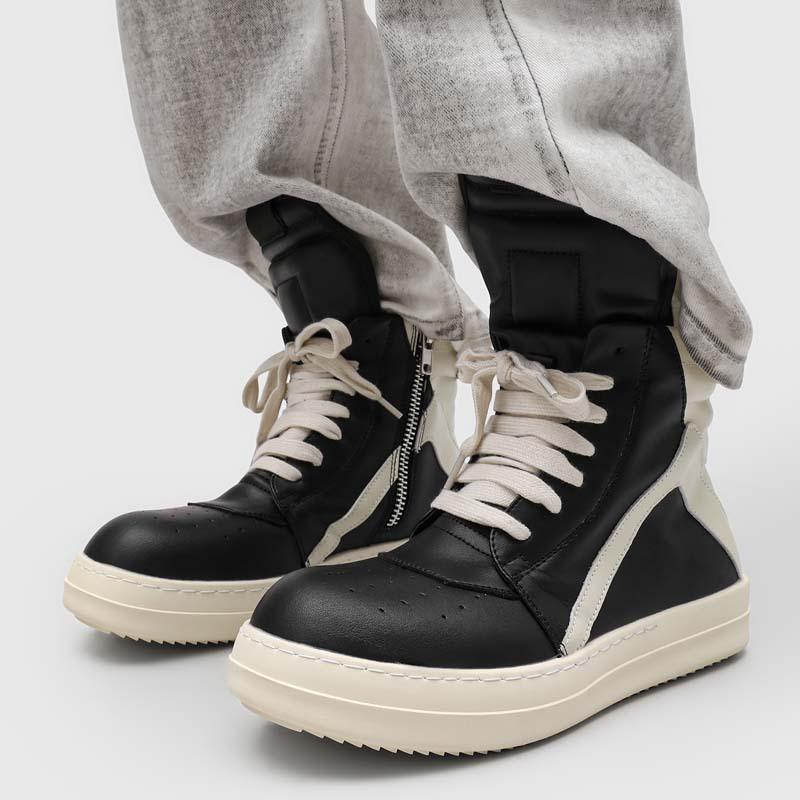 Men Women Martin Boots Autumn Winter Casual Ankle Boots Non‑Slip Wear‑Resistant Lace‑Up Shoes Outdoor Daily Footwear