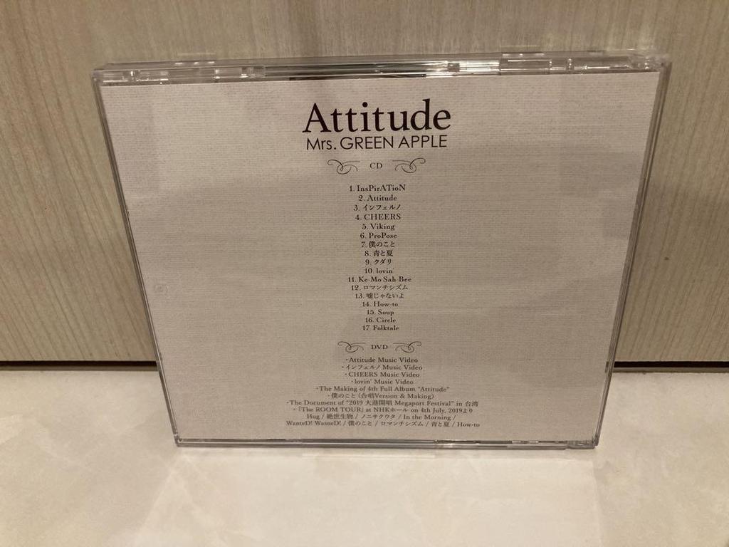 [USED] Mrs. GREEN APPLE Attitude First Press Limited Edition