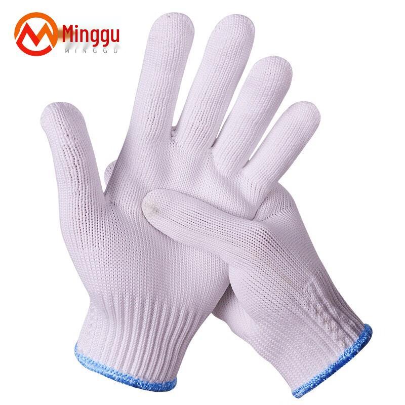 Minggu Anti-slip Wear-resistant Nylon Work Gloves Standard