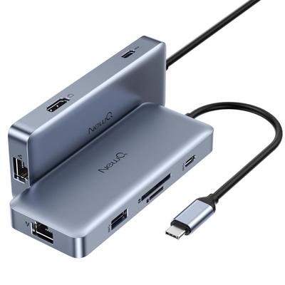 Hub for MacBook Featuring Rare 140W Super 300Mbps HDMI 10Gbps Gigabit and Up To 100W for Other Laptops Professional, High-spec USB-C Pro, PD3.1