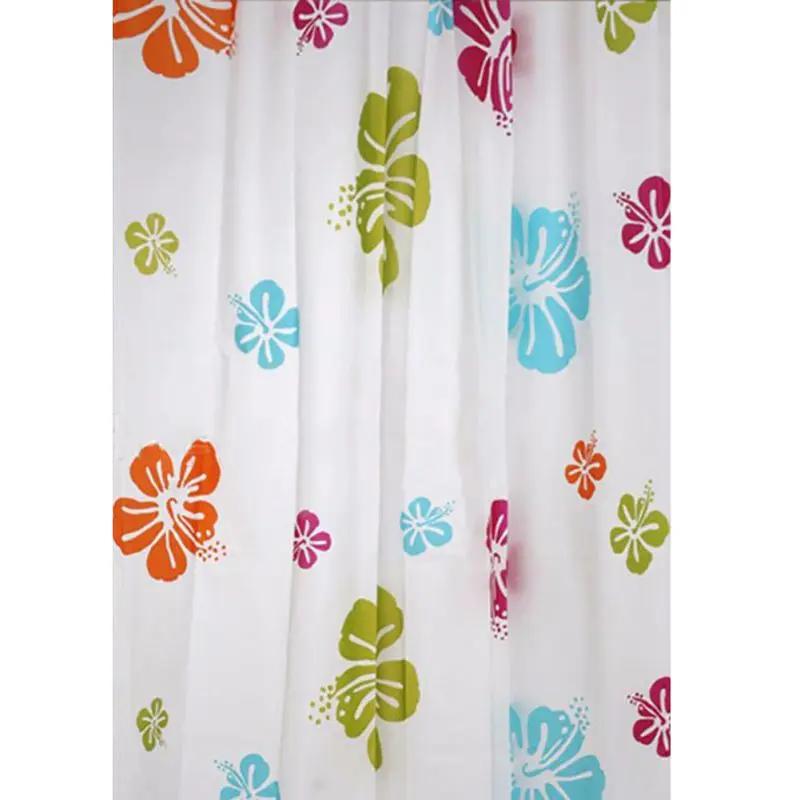 Peva Bathroom Shower Curtain Home Waterproof And Anti-Mold Home Bathroom Decorative Curtain 180X200Cm With 12 Hooks