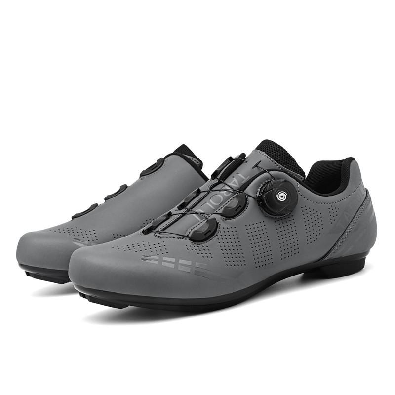 Unisex Road Mountain Cycling Shoes Hard Sole Flat Pedal Non-Clipless Locking Compatible Men Women