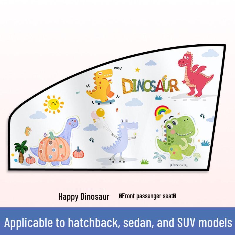 Magnetic Car Window Sun Shade: Children's Heat Insulation, Privacy, Baby Blackout, Retractable Curtain