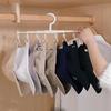 2Pcs 8 Hooks Multi-hook Clothes Hanger Windproof Sock Drying Rack Bra Hanger Organizer  for Home