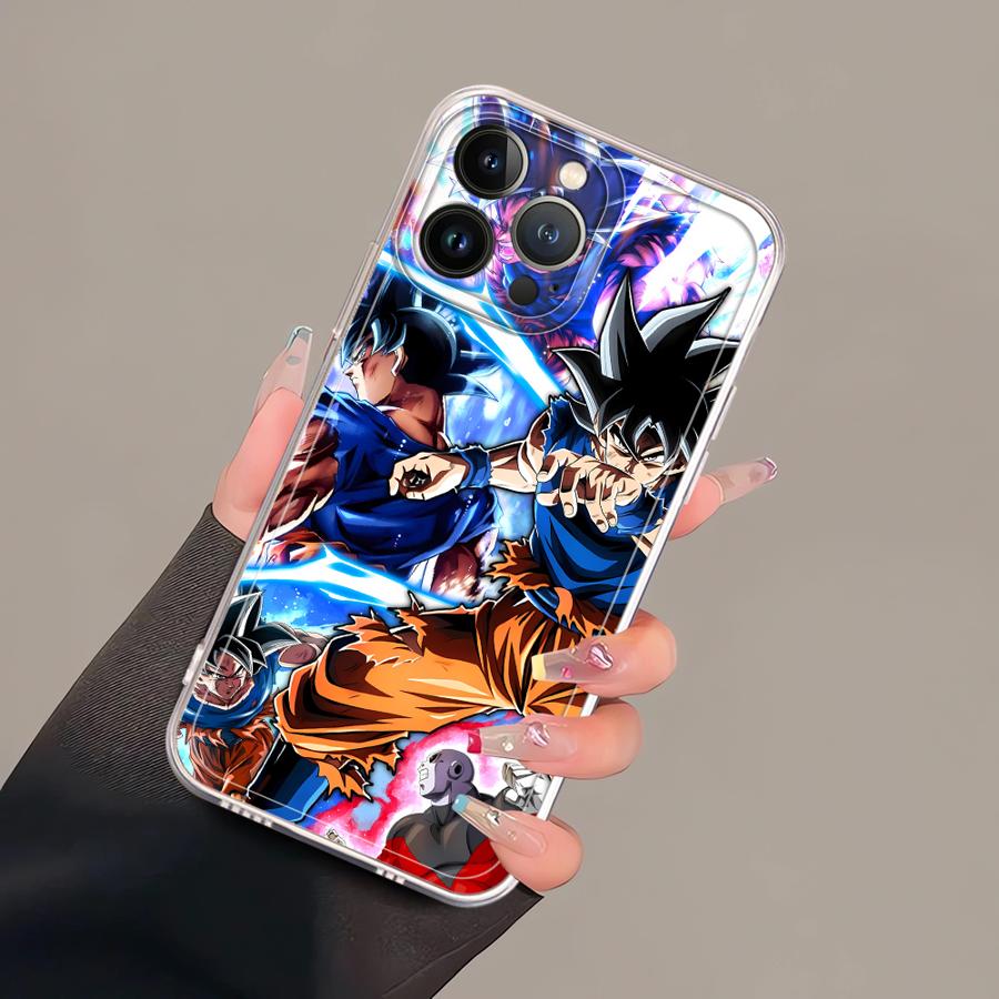 D-Dragons Ball Anime Hülle für iPhone 17 Pro Max 12 Mini 16 15 Air 7 8 XS Max 14 Plus 11 13 Pro XR Weiche Handyhülle