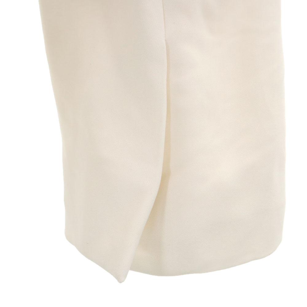 Celine Jachetă cambrată cu mâneci lungi 38 Alb sistem Femei Folosit