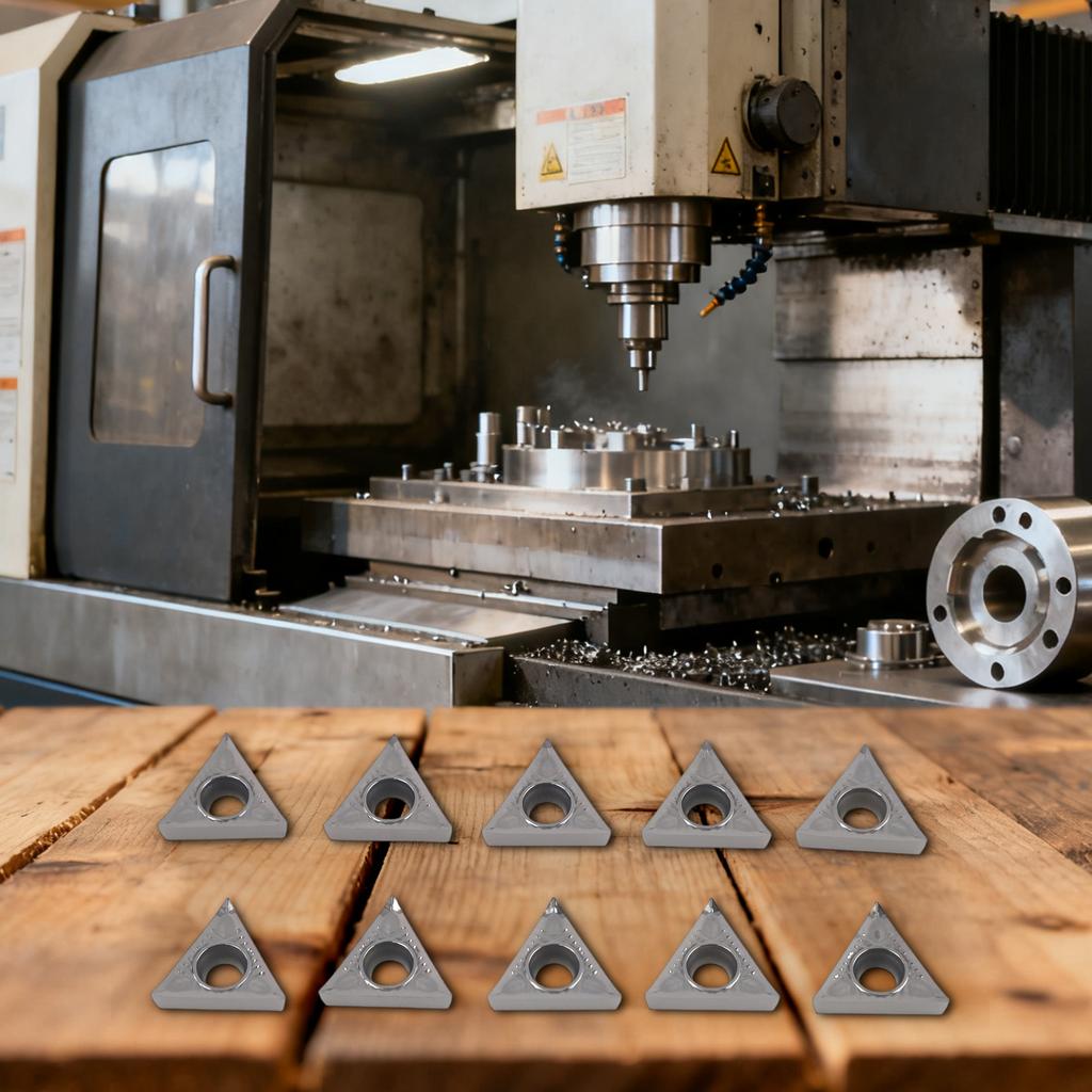 Aluminum Processing Carbide Inserts Chip Control Cutting Performance Exquisite Workmanship Automobile Parts Cutting Tools