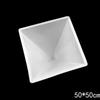 Pyramid Silicone Stencil Resin Jewelry Making Template Epoxy Pendant Craft DIY Tool 50*50mm