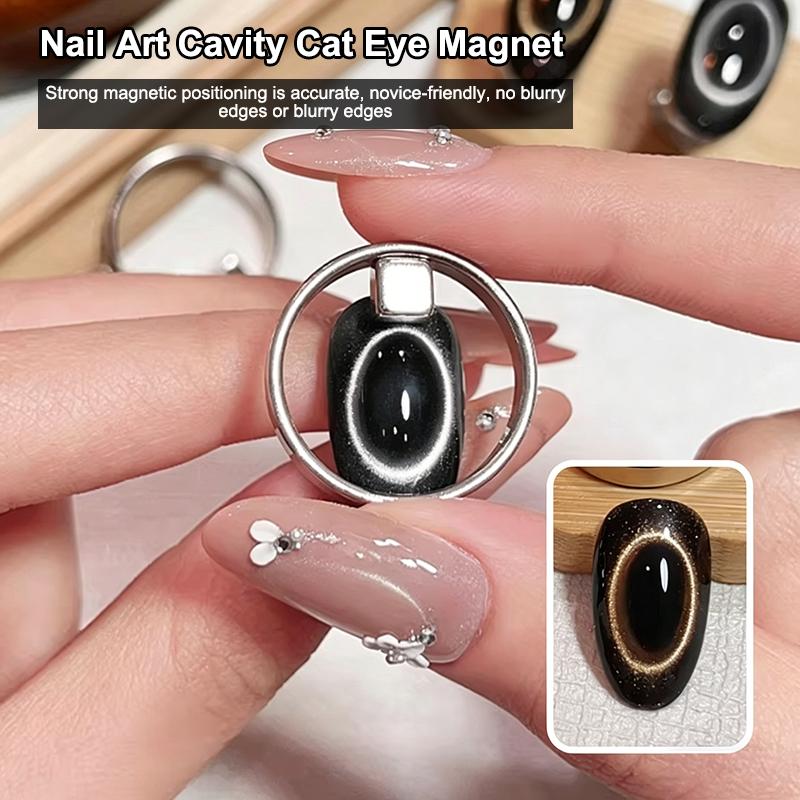 Hohler Katzenauge-Magnetstift für Gel-Nagellack Magnetischer Ring Nagelkunst-Werkzeugset DIY Salonqualität Maniküre-Zubehör