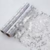 Sparkly Mesh Table Runner - Silver Table Decoration - Ideal For Wedding Party, Centerpiece And Decor For Dining Table 1pc