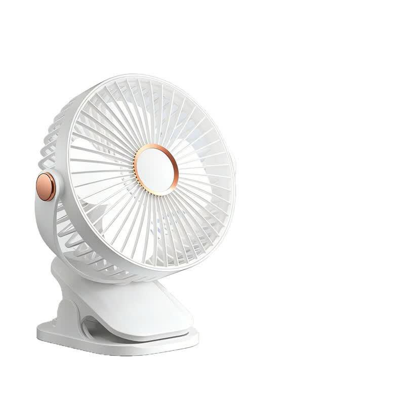 USB Rechargeable Desktop Clip Fan